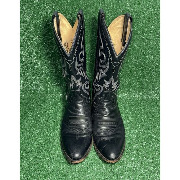 Dan Post Milwaukee Mens Size 10D Leather Cowboy Western Boots Handcrafted DP2110 - Picture 6 of 10